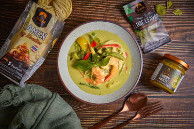 Green Curry Noodle Soup
